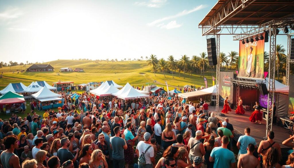 Australian summer festivals