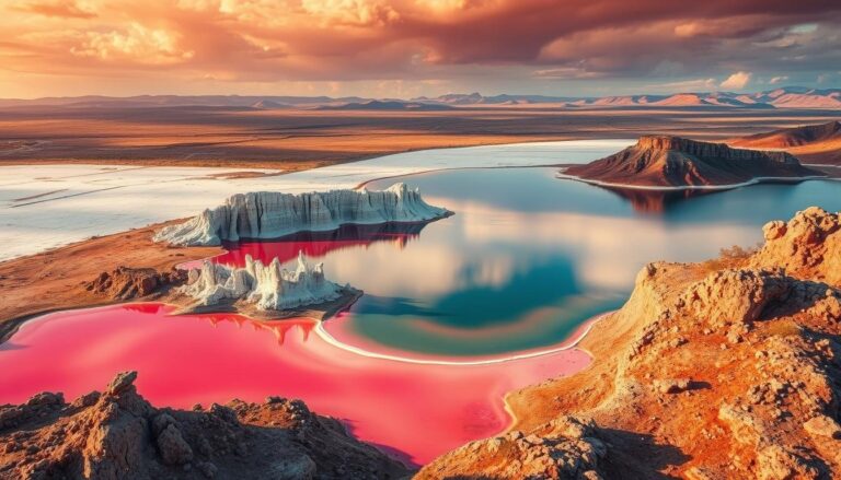 Story of Australia's Vibrant Pink Lakes