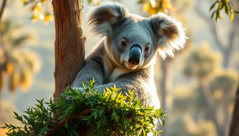 Koalas Survive on Eucalyptus Leaves
