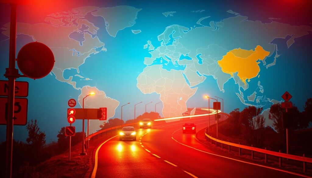 left-side driving countries